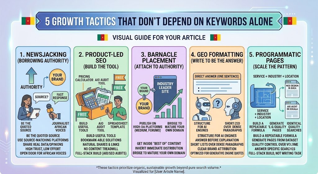 5 Growth Tactics That Don't Depend on Keywords Alone